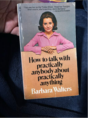 Vintage Dell How to Talk with Practically Anybody Book, One Size, Pink/Tan